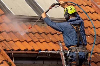 Démoussage et hydrofuge de toiture à Rougé